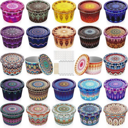 Pack empty candle tins - pack,